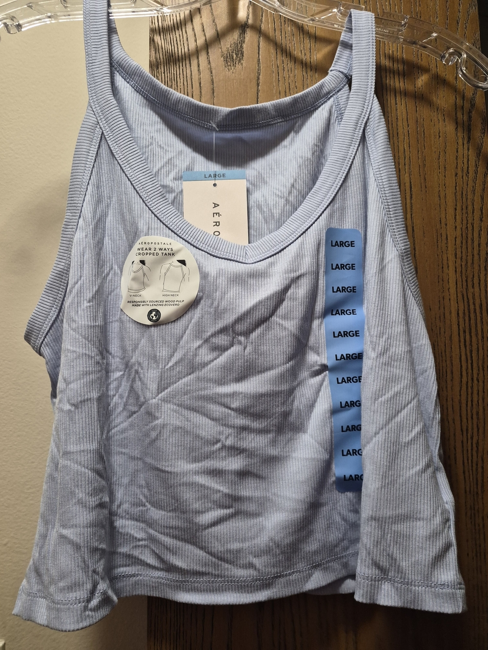 Aeropostale Ribbed Crop Tank Top - Picture 10 of 13